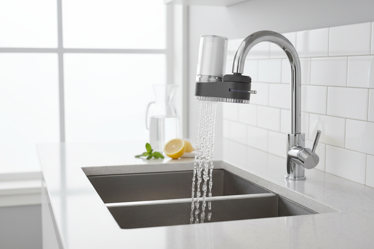 Faucet Water Filter Lifestyle